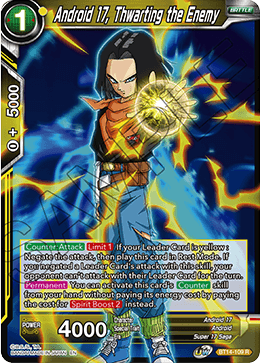 Android 17, Thwarting the Enemy (BT14-109) [Cross Spirits] | Fandemonia Ltd