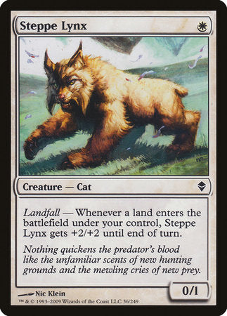 Steppe Lynx [Zendikar] | Fandemonia Ltd