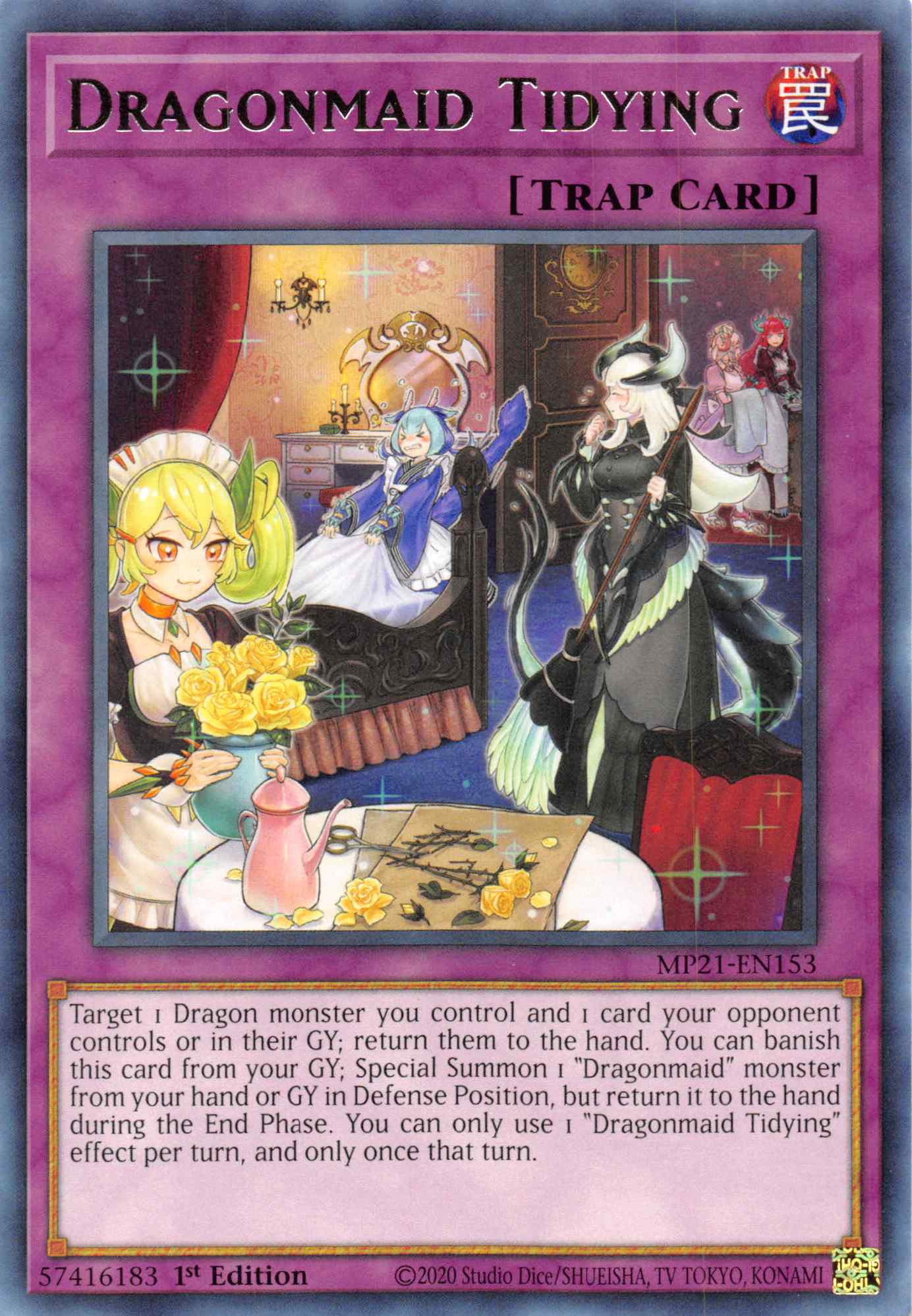 Dragonmaid Tidying [MP21-EN153] Rare | Fandemonia Ltd