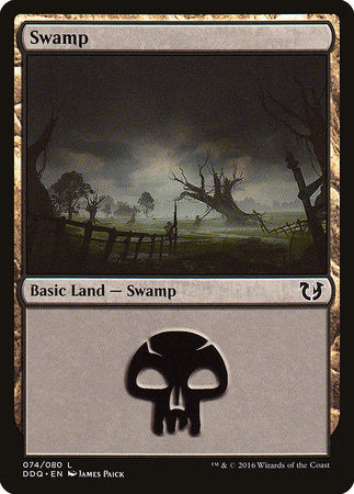 Swamp (74) [Duel Decks: Blessed vs. Cursed] | Fandemonia Ltd