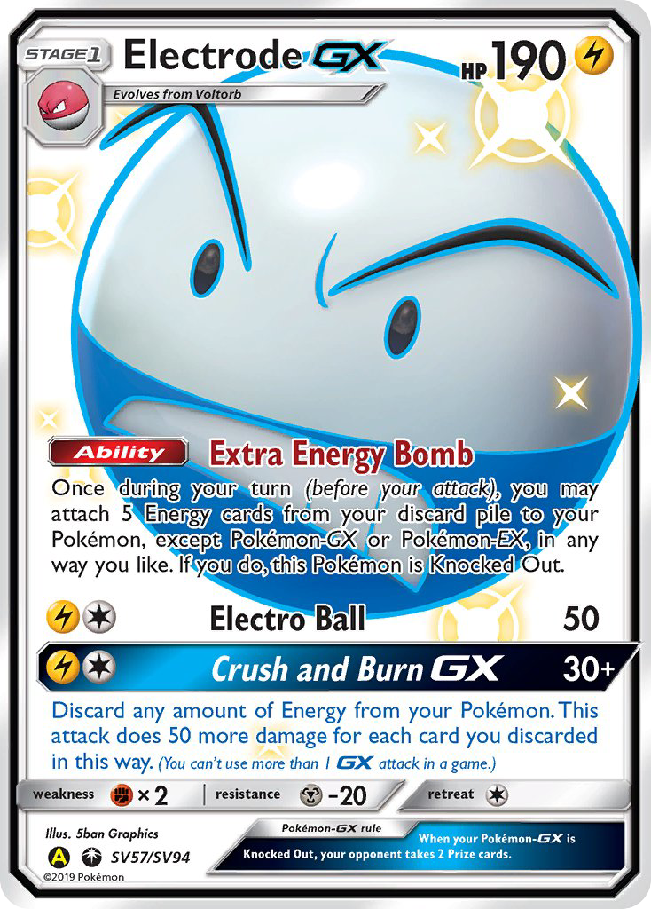 Electrode GX (SV57/SV94) [Sun & Moon: Hidden Fates - Shiny Vault] | Fandemonia Ltd