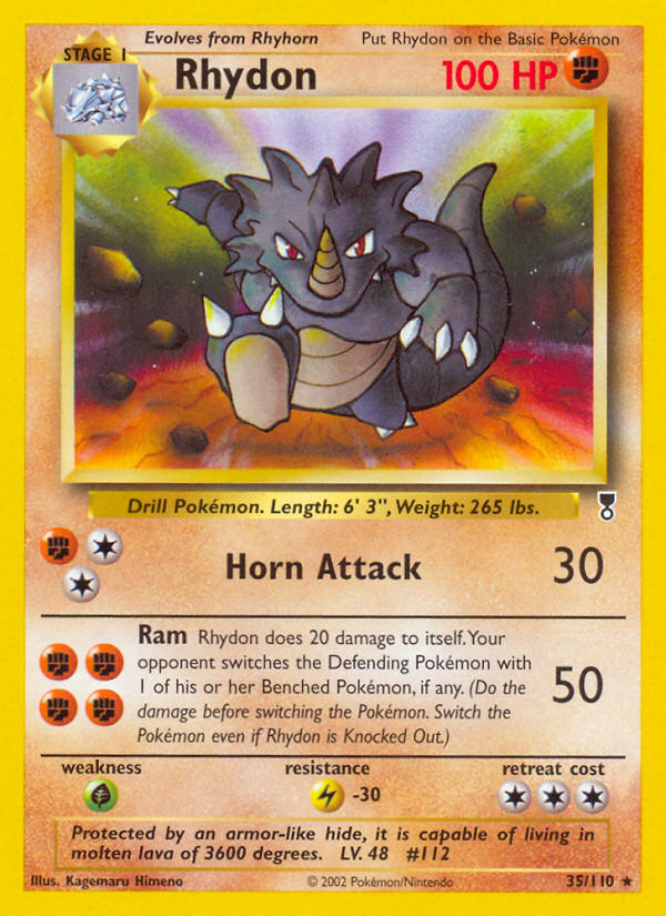 Rhydon (35/110) [Legendary Collection] | Fandemonia Ltd