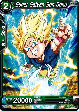 Super Saiyan Son Goku (Green) (BT5-056) [Miraculous Revival] | Fandemonia Ltd