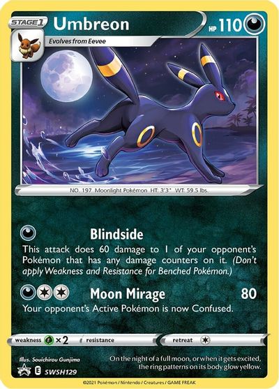 Umbreon (SWSH129) [Sword & Shield: Black Star Promos] | Fandemonia Ltd