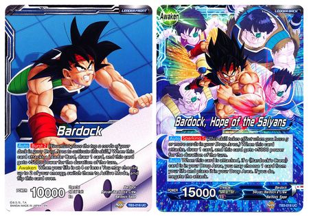 Bardock // Bardock, Hope of the Saiyans (Giant Card) (TB3-018) [Oversized Cards] | Fandemonia Ltd