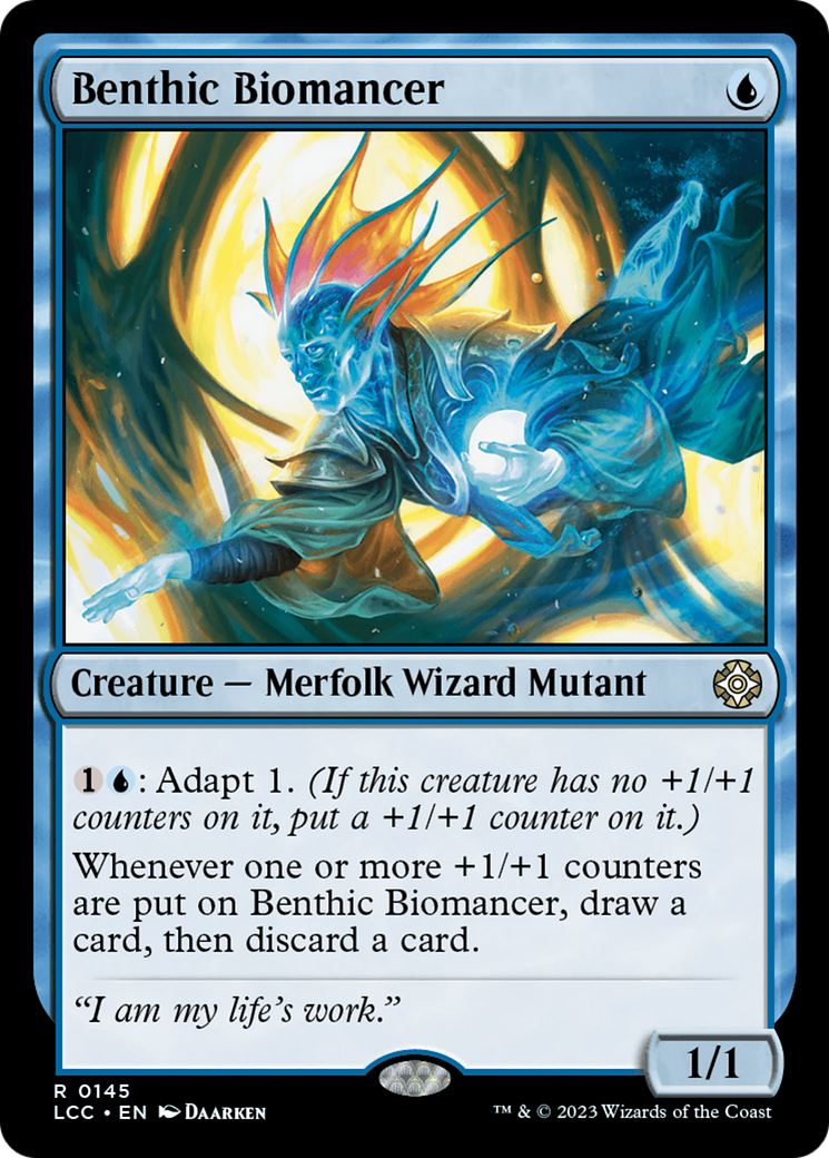 Benthic Biomancer [The Lost Caverns of Ixalan Commander] | Fandemonia Ltd