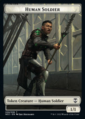 Eldrazi // Human Soldier Double-sided Token [Streets of New Capenna Commander Tokens] | Fandemonia Ltd