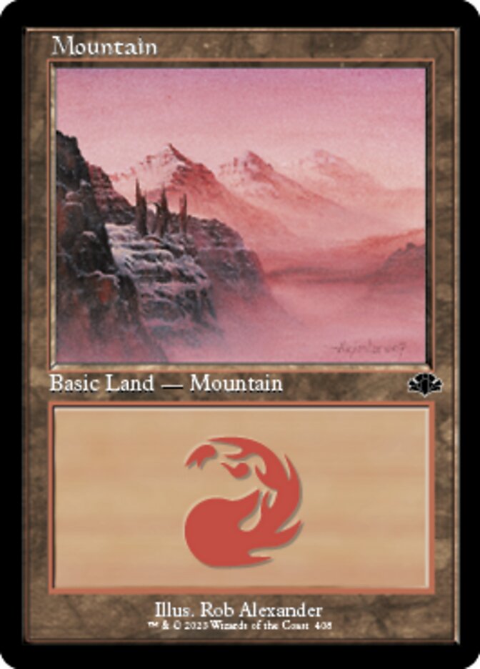 Mountain (408) (Retro) [Dominaria Remastered] | Fandemonia Ltd