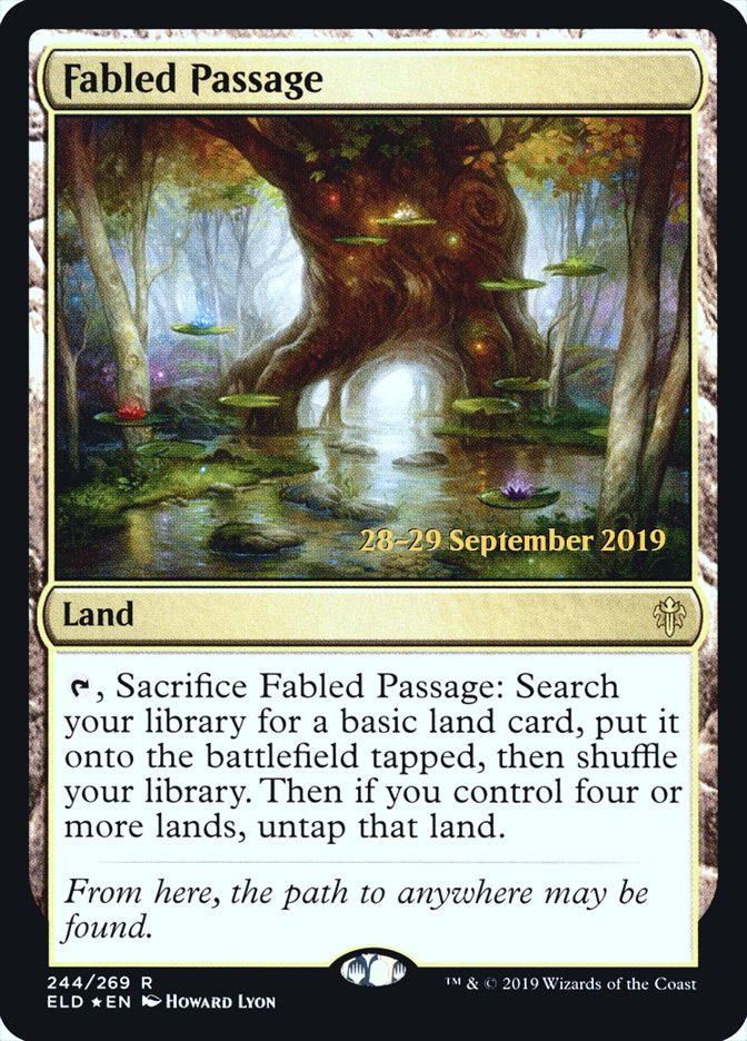 Fabled Passage  [Throne of Eldraine Prerelease Promos] | Fandemonia Ltd