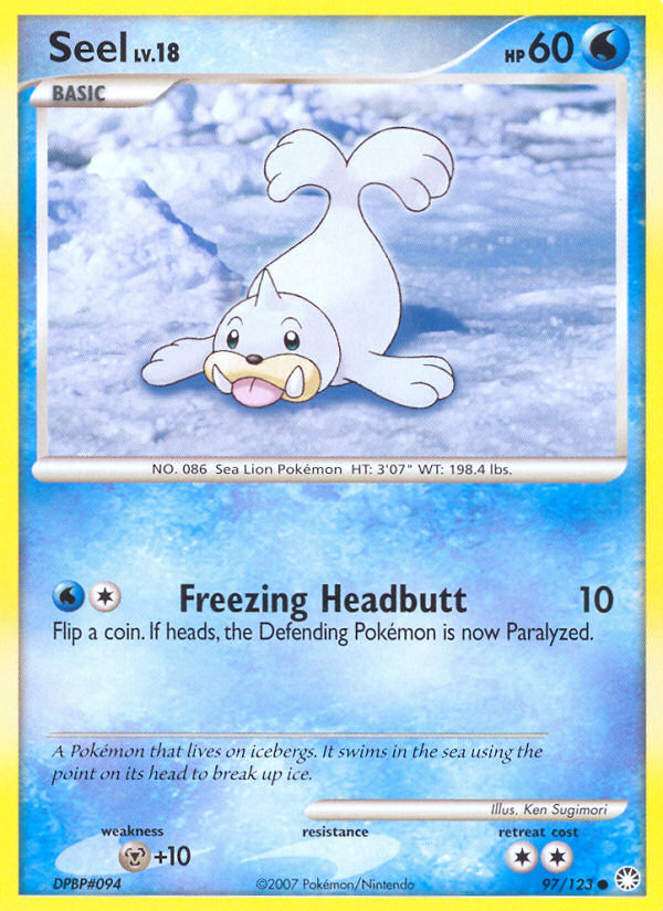 Seel (97/123) [Diamond & Pearl: Mysterious Treasures] | Fandemonia Ltd