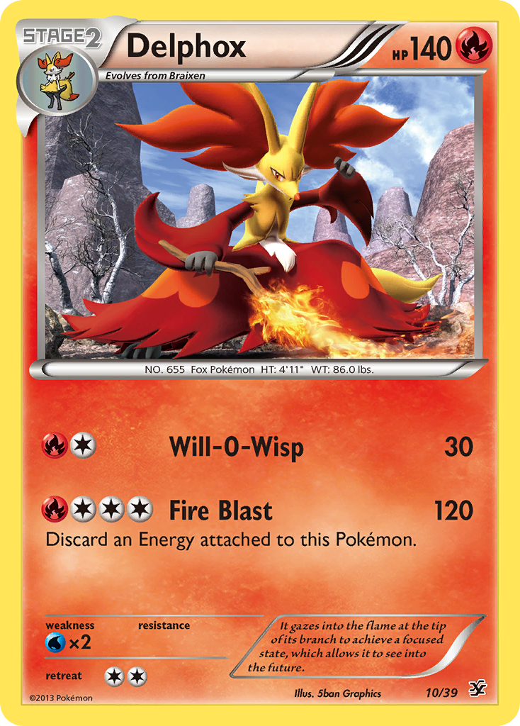 Delphox (10/39) [XY: Kalos Starter Set] | Fandemonia Ltd