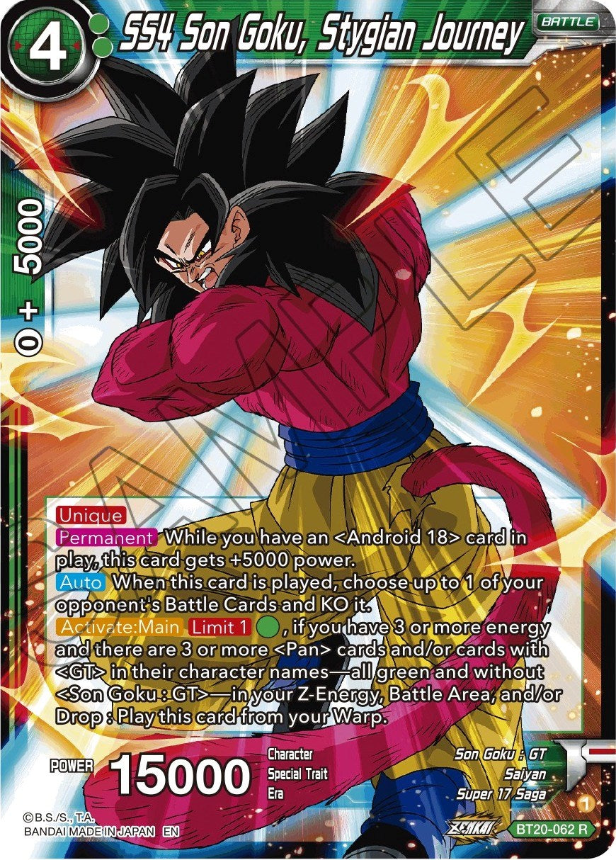 SS4 Son Goku, Stygian Journey (BT20-062) [Power Absorbed] | Fandemonia Ltd