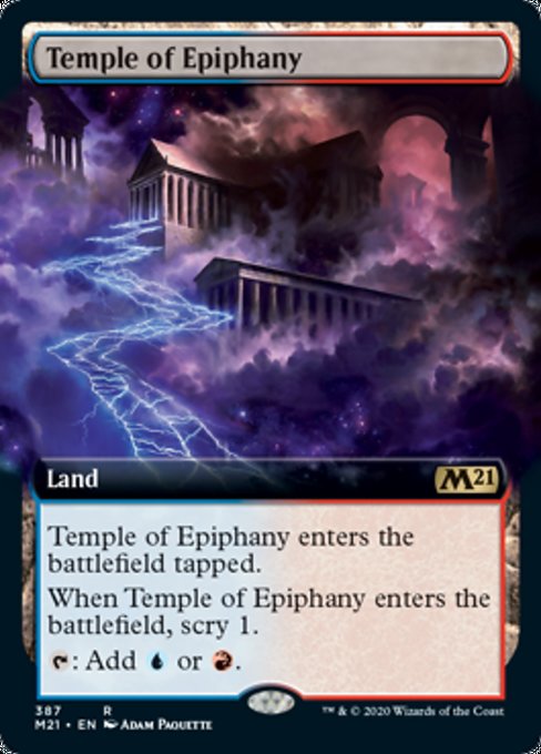 Temple of Epiphany (Extended Art) [Core Set 2021] | Fandemonia Ltd