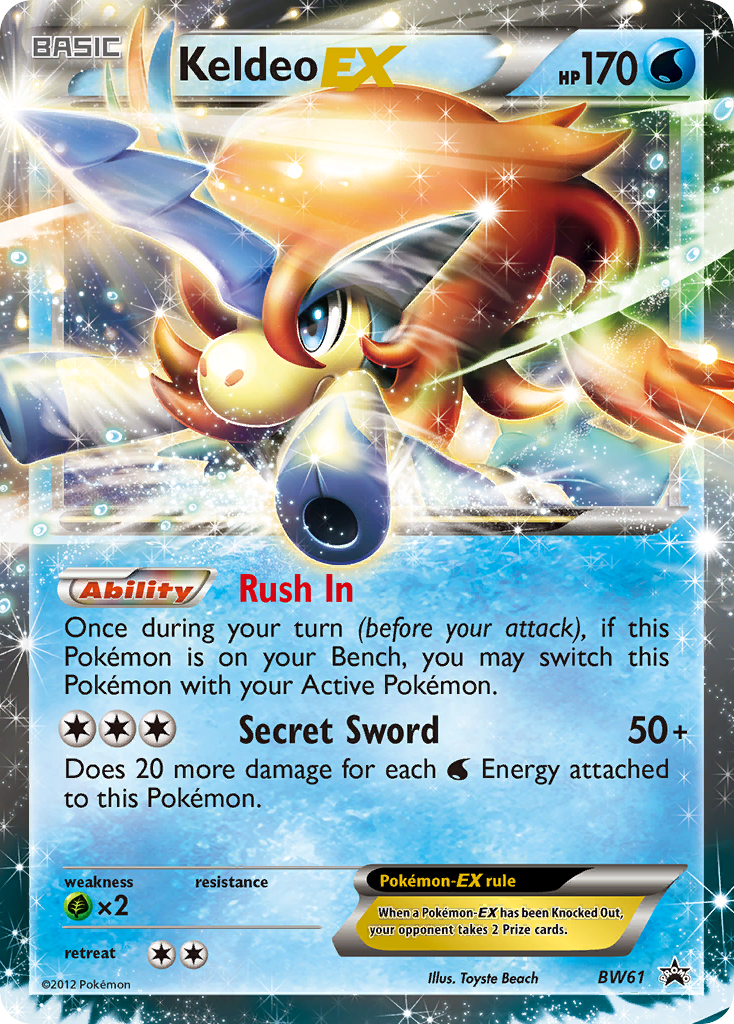 Keldeo EX (BW61) [Black & White: Black Star Promos] | Fandemonia Ltd