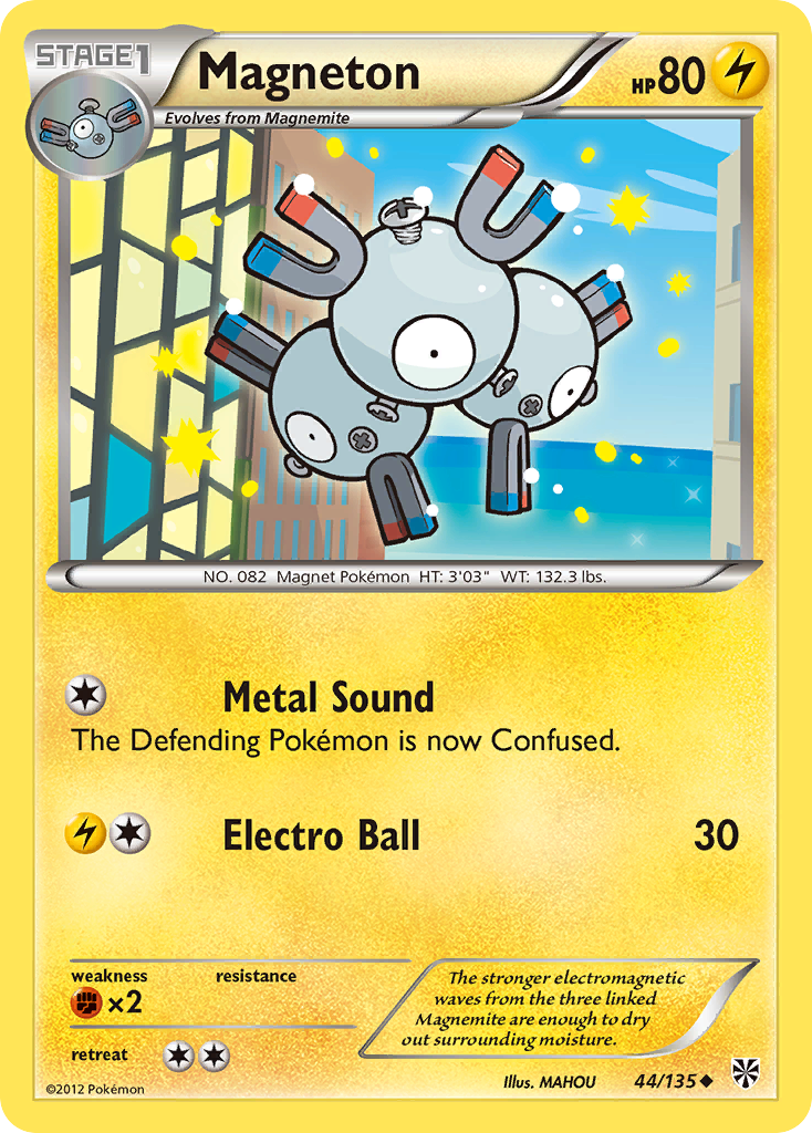 Magneton (44/135) [Black & White: Plasma Storm] | Fandemonia Ltd