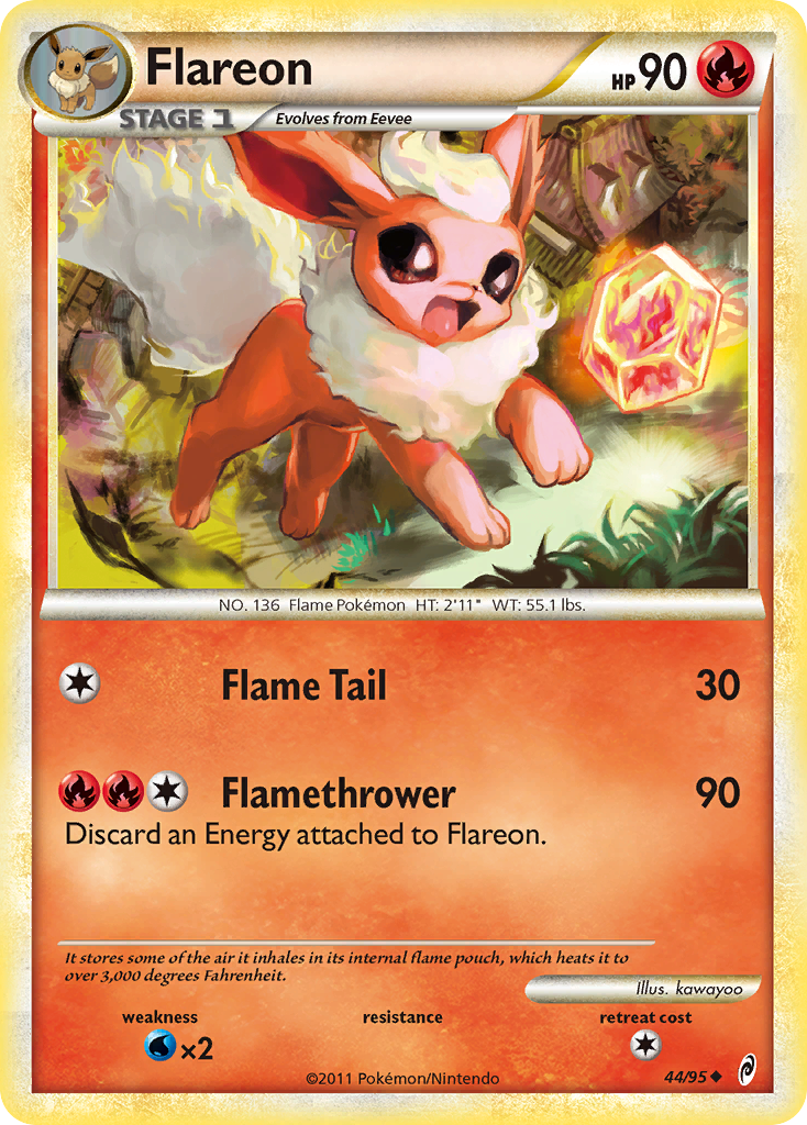 Flareon (44/95) [HeartGold & SoulSilver: Call of Legends] | Fandemonia Ltd