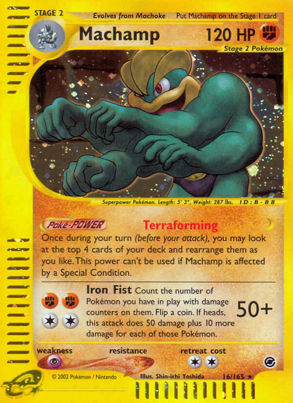 Machamp (16/165) [Expedition: Base Set] | Fandemonia Ltd