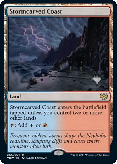 Stormcarved Coast (Promo Pack) [Innistrad: Crimson Vow Promos] | Fandemonia Ltd