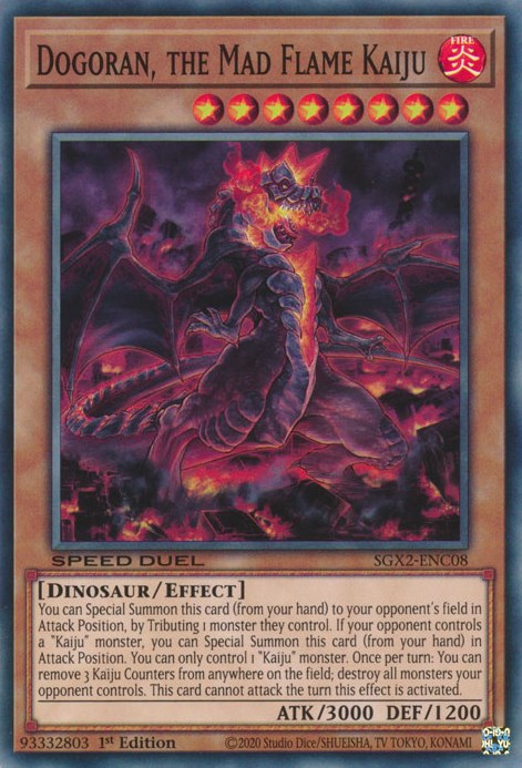 Dogoran, the Mad Flame Kaiju [SGX2-ENC08] Secret Rare | Fandemonia Ltd