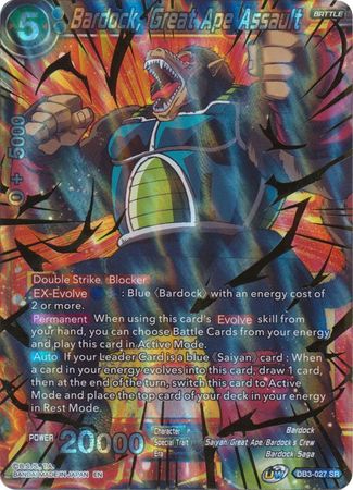 Bardock, Great Ape Assault [DB3-027] | Fandemonia Ltd