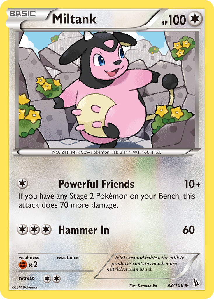 Miltank (83/106) [XY: Flashfire] | Fandemonia Ltd