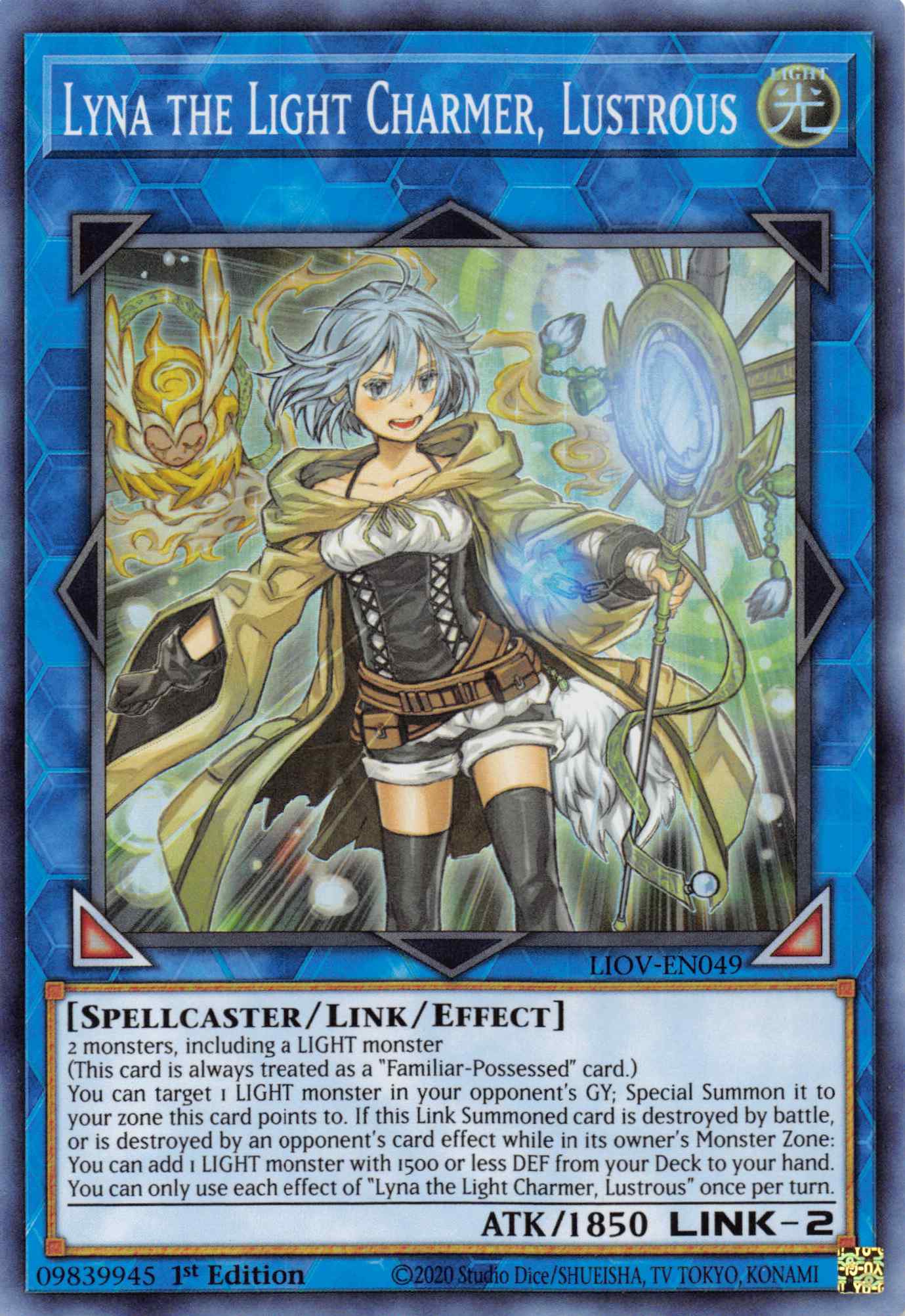 Lyna the Light Charmer, Lustrous [LIOV-EN049] Starlight Rare | Fandemonia Ltd