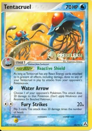 Tentacruel (45/92) (Prerelease Promo) [Nintendo: Black Star Promos] | Fandemonia Ltd