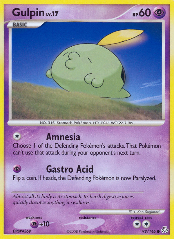 Gulpin (98/146) [Diamond & Pearl: Legends Awakened] | Fandemonia Ltd