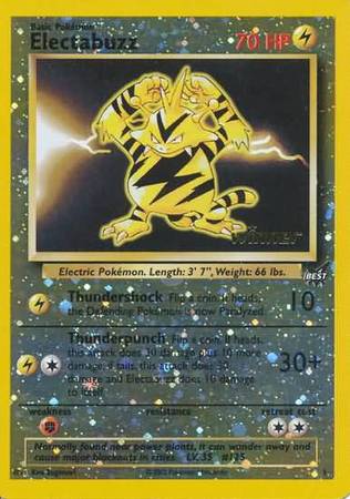 Electabuzz (1) (Winner) [Best of Promos] | Fandemonia Ltd