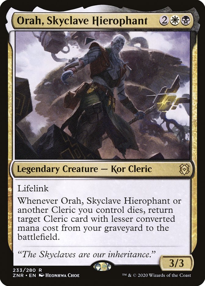 Orah, Skyclave Hierophant [Zendikar Rising] | Fandemonia Ltd