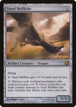 Steel Hellkite [Scars of Mirrodin Promos] | Fandemonia Ltd