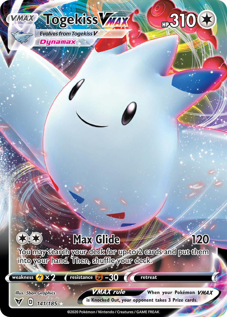 Togekiss VMAX (141/185) [Sword & Shield: Vivid Voltage] | Fandemonia Ltd