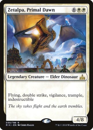 Zetalpa, Primal Dawn [Rivals of Ixalan Promos] | Fandemonia Ltd