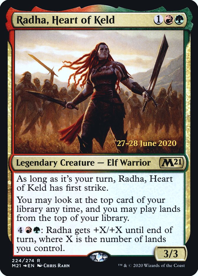 Radha, Heart of Keld  [Core Set 2021 Prerelease Promos] | Fandemonia Ltd