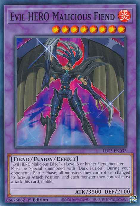 Evil HERO Malicious Fiend [LDS3-EN032] Common | Fandemonia Ltd