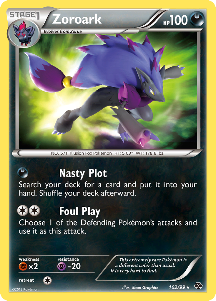 Zoroark (102/99) [Black & White: Next Destinies] | Fandemonia Ltd