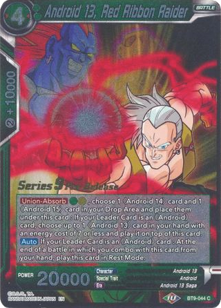 Android 13, Red Ribbon Raider (BT9-044) [Universal Onslaught Prerelease Promos] | Fandemonia Ltd