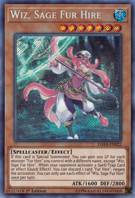 Wiz, Sage Fur Hire [DASA-EN022] Secret Rare | Fandemonia Ltd