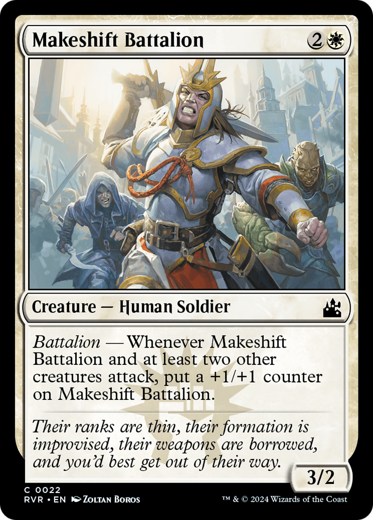 Makeshift Battalion [Ravnica Remastered] | Fandemonia Ltd