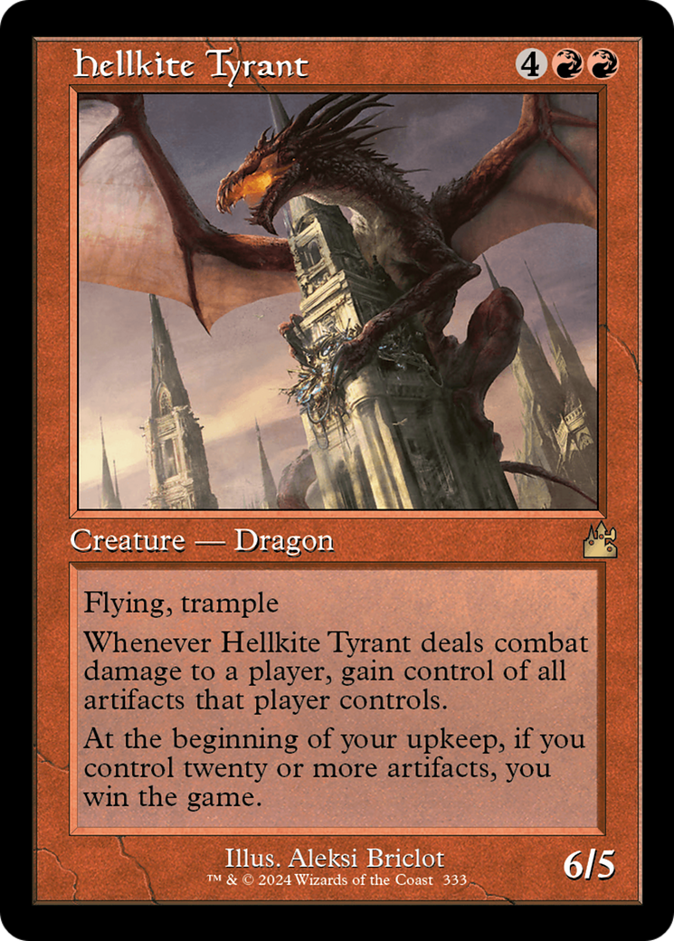 Hellkite Tyrant (Retro Frame) [Ravnica Remastered] | Fandemonia Ltd