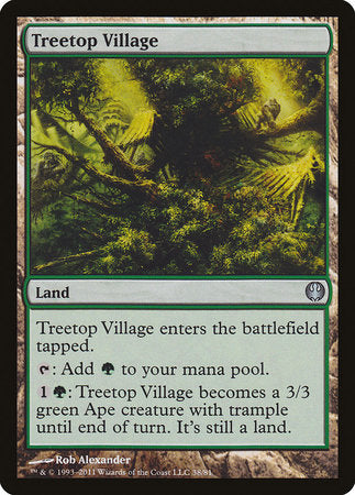 Treetop Village [Duel Decks: Knights vs. Dragons] | Fandemonia Ltd