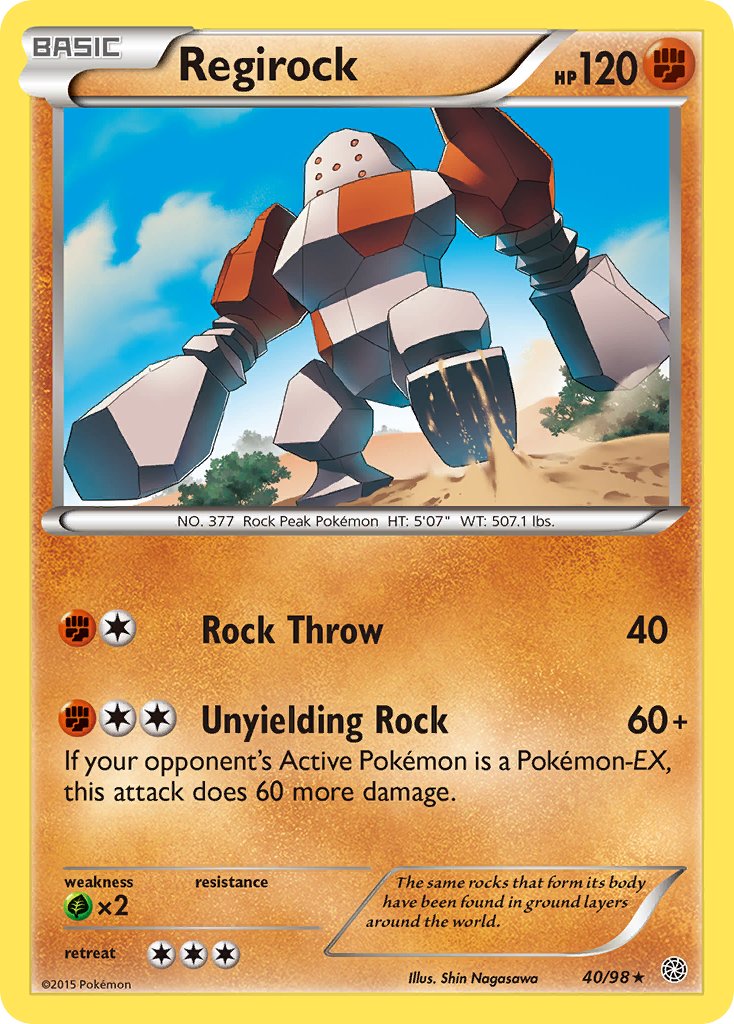 Regirock (40/98) (Theme Deck Exclusive) [XY: Ancient Origins] | Fandemonia Ltd