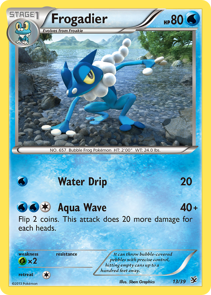 Frogadier (13/39) [XY: Kalos Starter Set] | Fandemonia Ltd