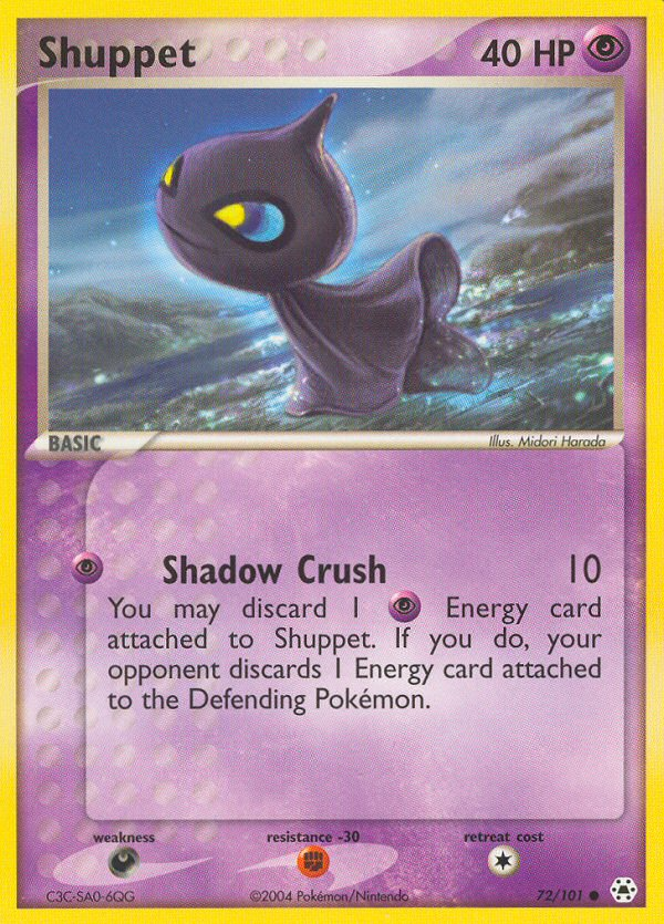 Shuppet (72/101) [EX: Hidden Legends] | Fandemonia Ltd