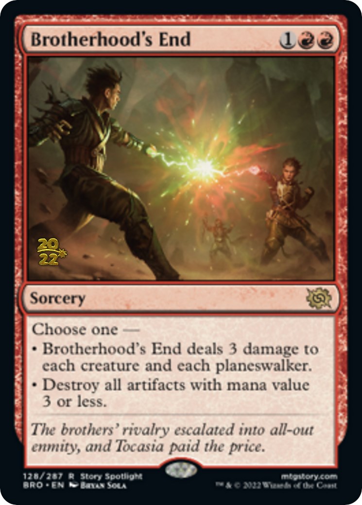 Brotherhood's End [The Brothers' War: Prerelease Promos] | Fandemonia Ltd