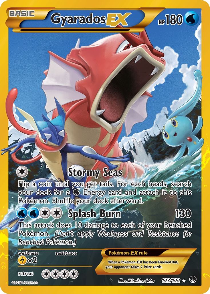 Gyarados EX (123/122) [XY: BREAKpoint] | Fandemonia Ltd