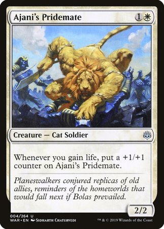 Ajani's Pridemate [War of the Spark] | Fandemonia Ltd