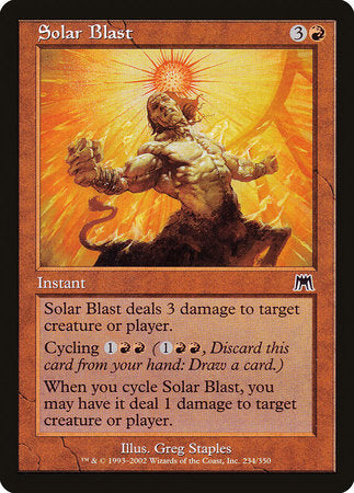 Solar Blast [Onslaught] | Fandemonia Ltd