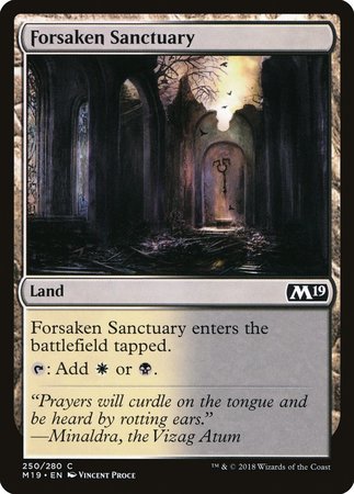 Forsaken Sanctuary [Core Set 2019] | Fandemonia Ltd