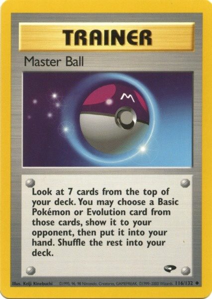 Master Ball (116/132) [Gym Challenge Unlimited] | Fandemonia Ltd